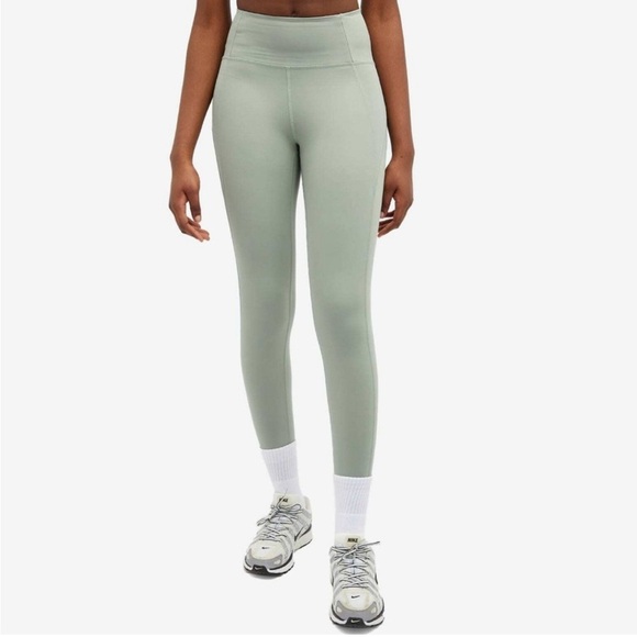 Girlfriend Collective Compressive High-Rise Legging Agave light sage green SZ S - Picture 1 of 9